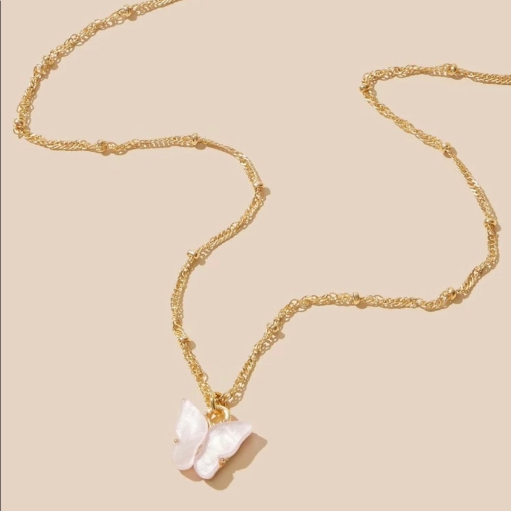 !! 1pc Butterfly Chain Necklace - Picture 1 of 3